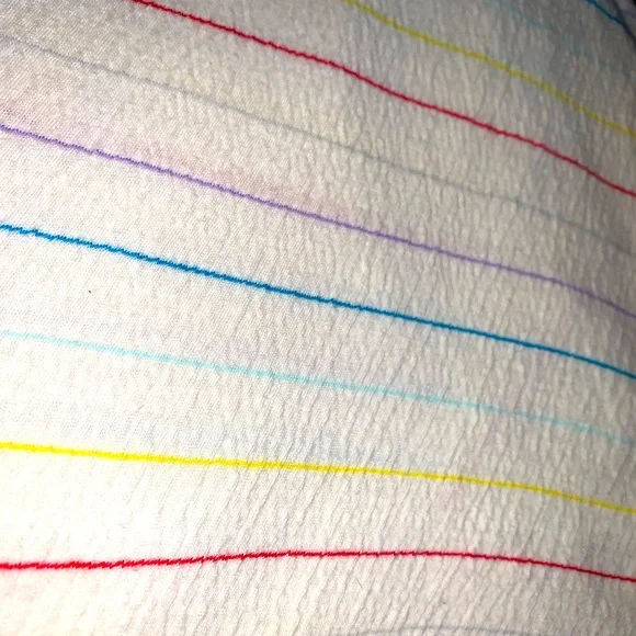 Roxy Rainbow Pinstripe Tank Top. Medium.  Mint condition - Picture 10 of 15